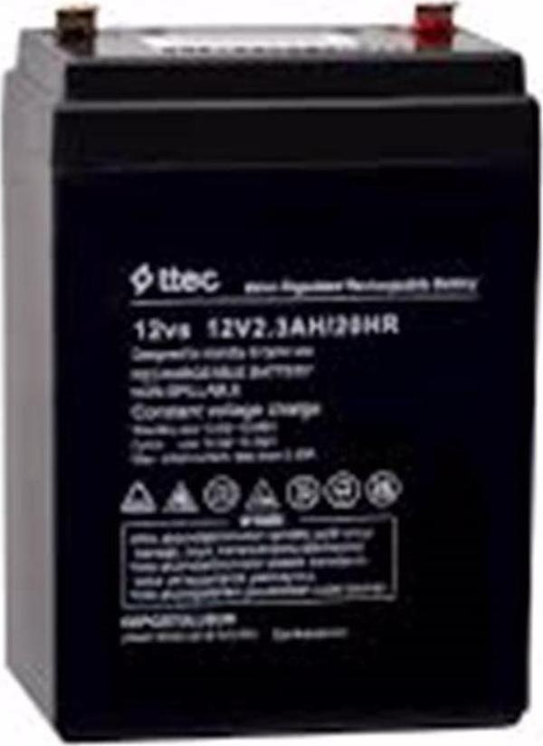 Ttec Plus 12V 2.3Ah Bakımsız Kuru Akü Dikey - Image 1