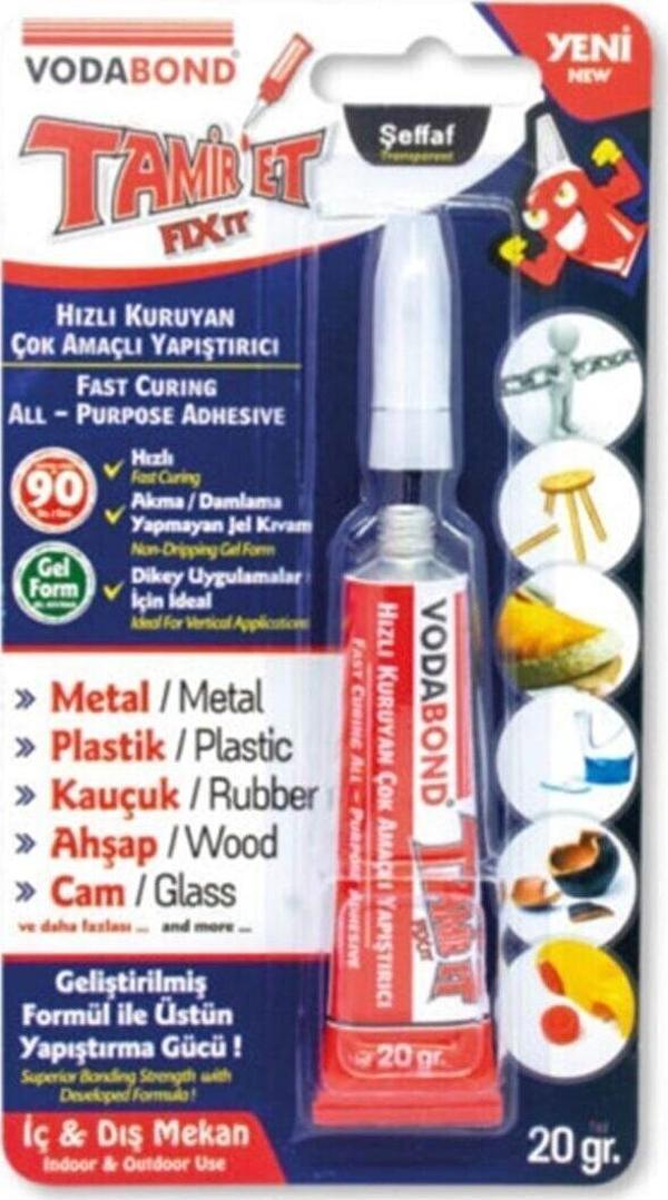 Vodabond Tamir Et Jel 20 Gram (Metal-Plastik-Kauçuk-Ahşap-Cam) - Image 1