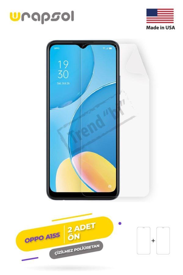 Oppo A15s Ekran Koruyucu Kaplama Darbe Emici Poliüretan Film Amerika Üretimi - Image 1