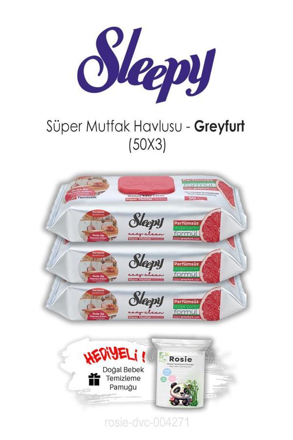 3 Adet Easy Clean Greyfurtlu Süper Mutfak Havlusu 50'li ve ROSIE - Image 1