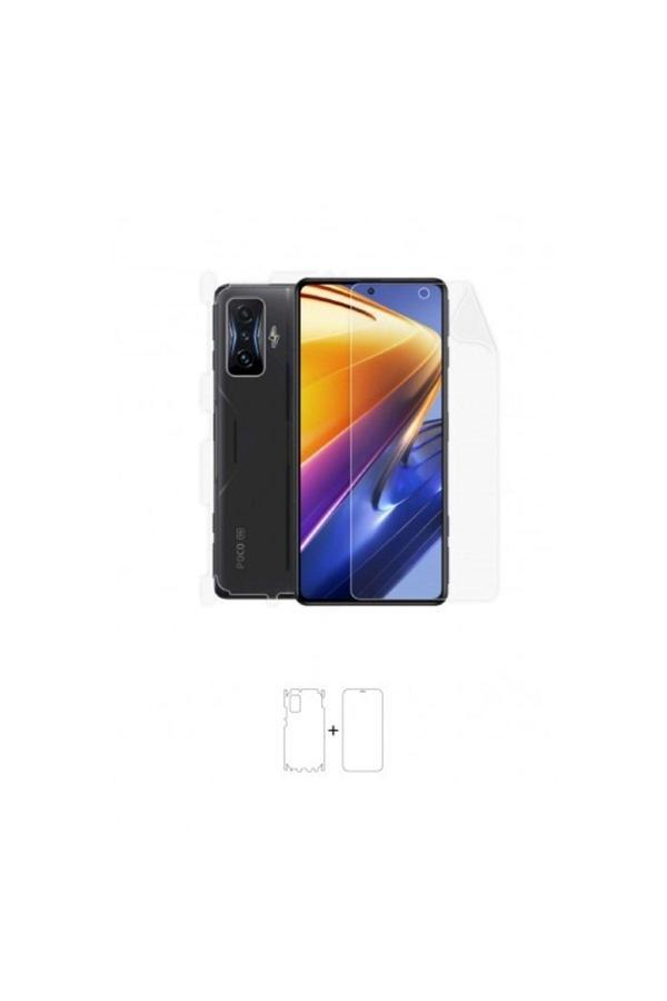 Xiaomi Poco F4 Gt 5g 360 ° Full Body Ekran Koruyucu Kaplama Ön Arka Yan Darbe Emici Poliüretan Film - Image 1