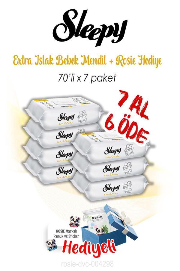 7 AL 6 ÖDE Extra Islak Bebek Havlusu 70'li ve ROSIE - Image 1