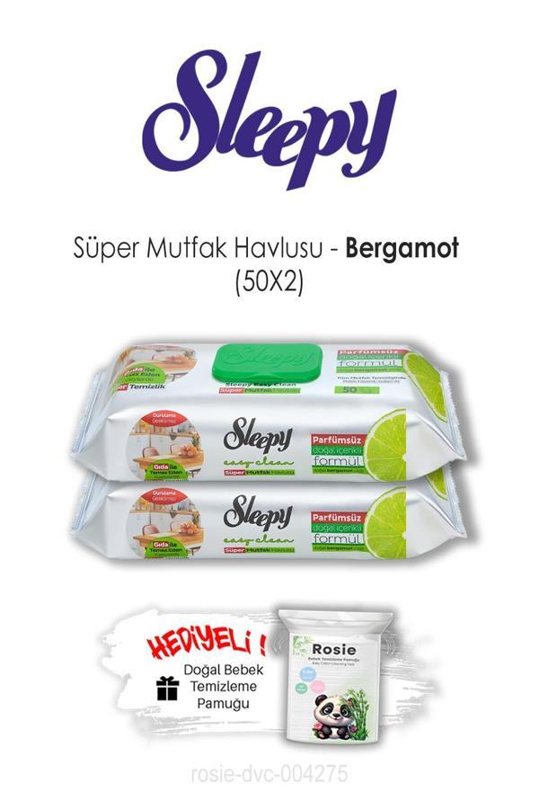 Easy Clean 2'li Bergamotlu Süper Mutfak Havlusu 50'li ve ROSIE - Image 1