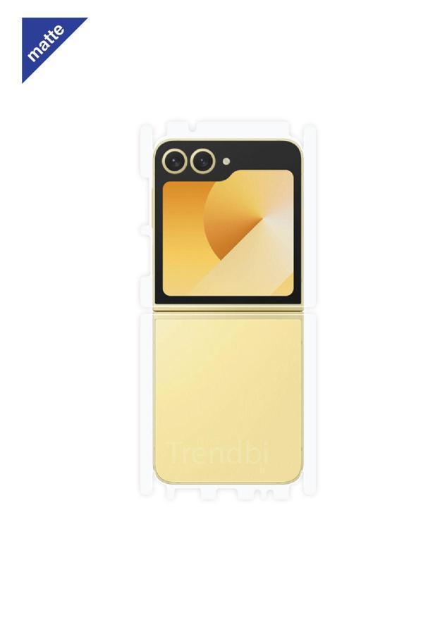 Samsung Galaxy Z Flip 6 Mat Arka ve Yan Koruyucu Kaplama Poliüretan Film - Image 1