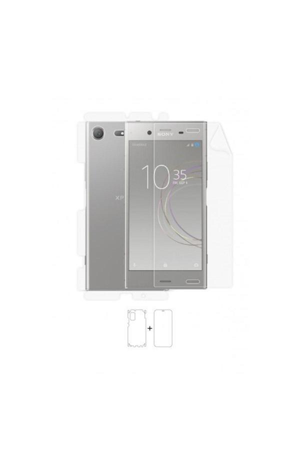 Sony Xperia Xz1 360 ° Full Body Ekran Koruyucu Kaplama Ön Arka Yan Darbe Emici Poliüretan Film - Image 1