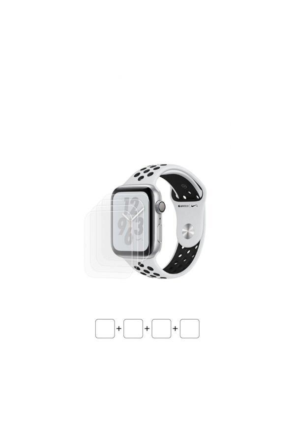 Apple Watch Nike Plus Series 4 44 mm Uyumlu Akıllı Saat Ekran Koruyucu Poliüretan Film - Image 1