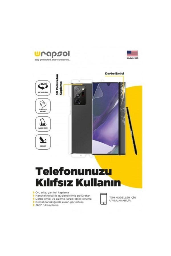 Tecno Camon 16 360 ° Full Body Ekran Koruyucu Kaplama Ön Arka Yan Darbe Emici Poliüretan Film - Image 1