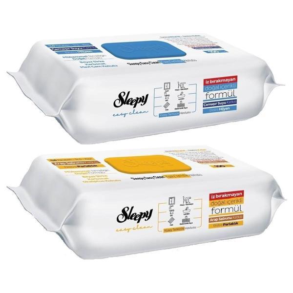 Sleepy Easy Clean Yüzey Temizlik Havlusu 2'li Set Arap Sabun - Çamaşır Suyu - Image 1