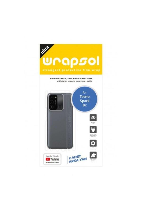 Tecno Spark 8C Arka Yan Koruyucu Darbe Emici Poliüretan Film Amerika Üretimi - Image 1