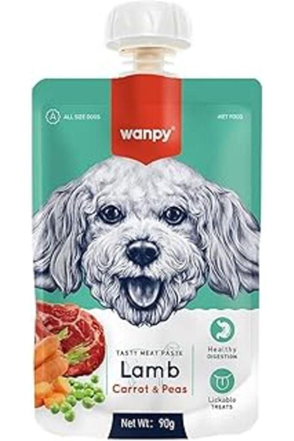 Wanpy Taze Kuzulu&Havuçlu Köpek Et Ezmesi 90 Gr - Image 1