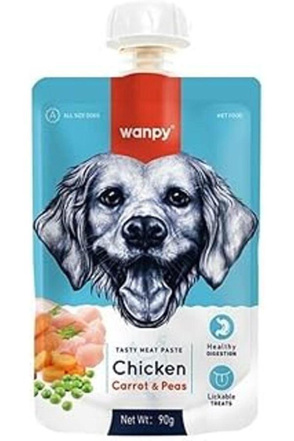 Wanpy Taze Tavuklu&Havuçlu Köpek Et Ezmesi 90 Gr - Image 1