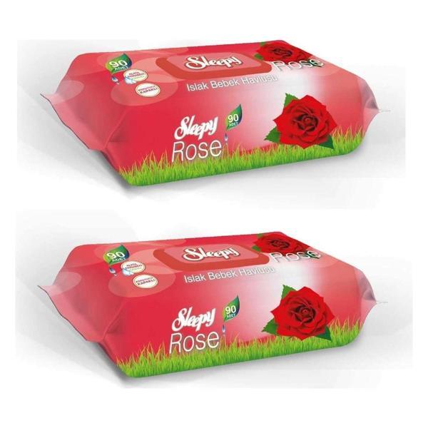 Sleepy Gül Kokulu Islak Havlu 90'lı x 2 - Image 1