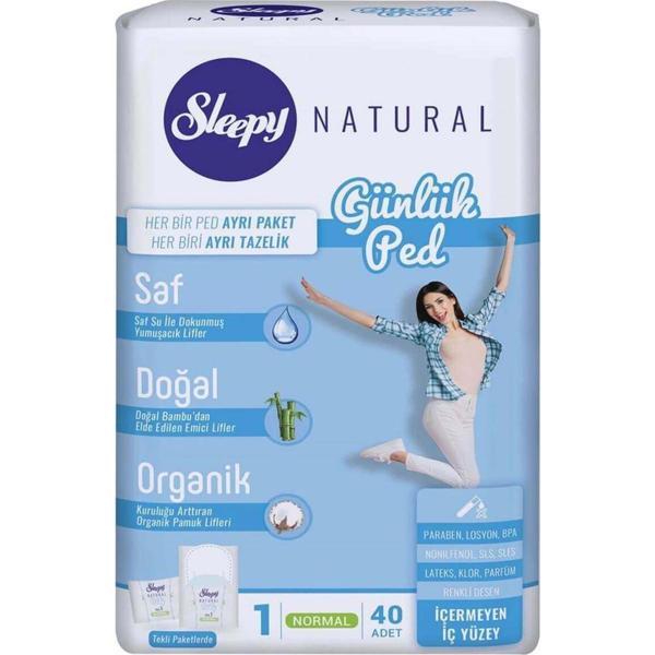 Sleepy Günlük Ped Normal 40'Lı - Image 1