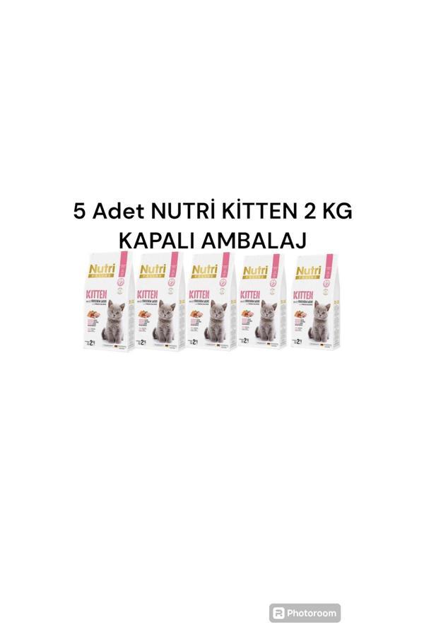 5 ADET 2KG NUTRİ KİTTEN KAPALI AMBALAJ  PAKET - Image 1
