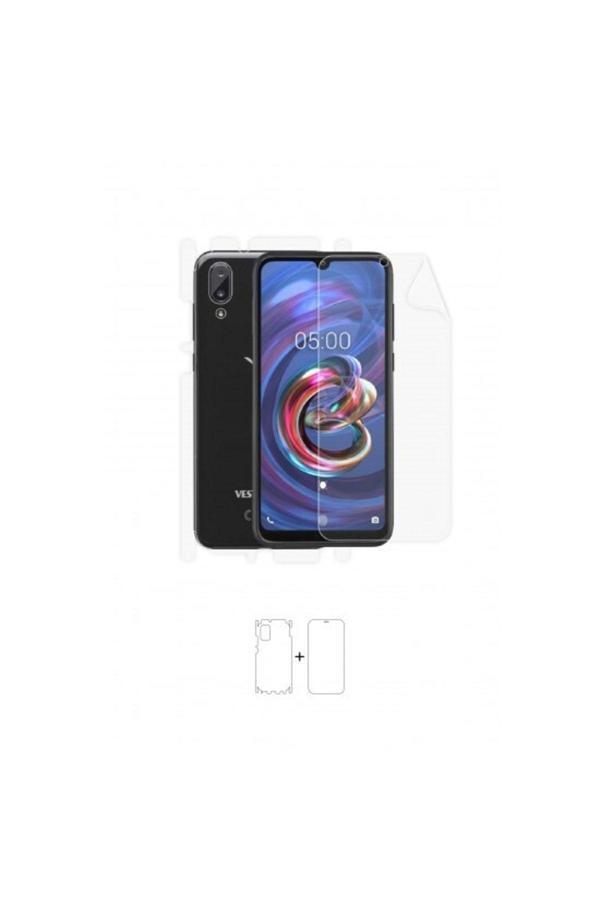 Vestel Venus E5 360 ° Full Body Ekran Koruyucu Kaplama Ön Arka Yan Darbe Emici Poliüretan Film - Image 1