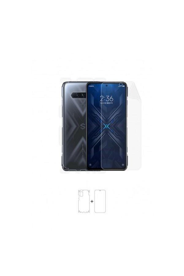 Xiaomi Black Shark 4 360 ° Full Body Ekran Koruyucu Kaplama Ön Arka Yan Darbe Emici Poliüretan Film - Image 1