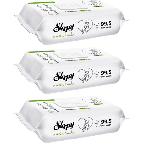 Sleepy Islak Havlu Mendil Natural Yenidoğan 90x3 (270 Yaprak) - Image 1
