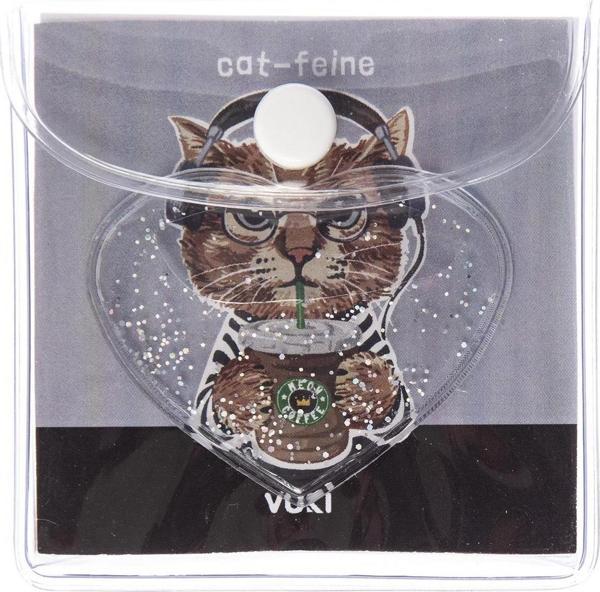 Vuki Küp Bloknot Simli Sulu 6,3X6,3Cm Kedi-2 350 Yaprak Vk-0111-6 - Image 1