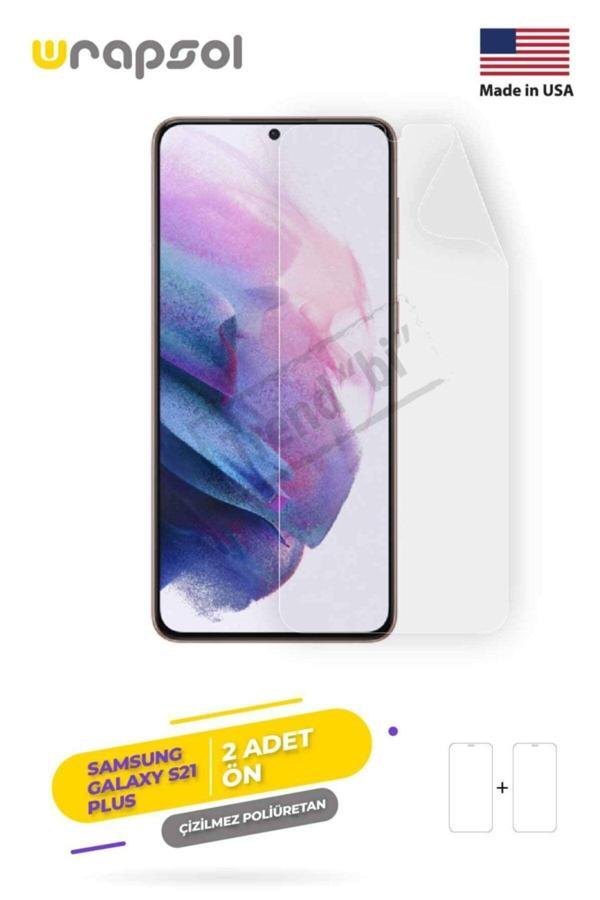 Galaxy S21 Plus Ekran Koruyucu Kaplama Darbe Emici Poliüretan Film Amerika Üretimi - Image 1