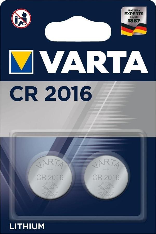 Varta Lityum Profesyonel Düğme Pil Cr2016 9363 (2 Li Paket) - Image 1