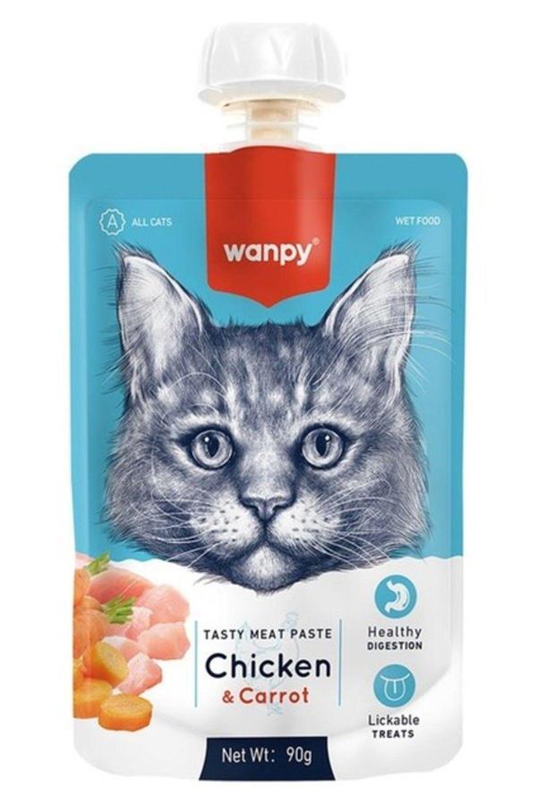 Taze Tavuklu&havuçlu 10'lu Kedi Et Ezmesi 90 gr - Image 1