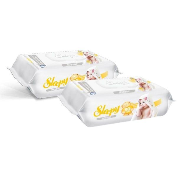 Sleepy Sensıtıve 90 Yaprak Islak Mendil 2'li - Image 1