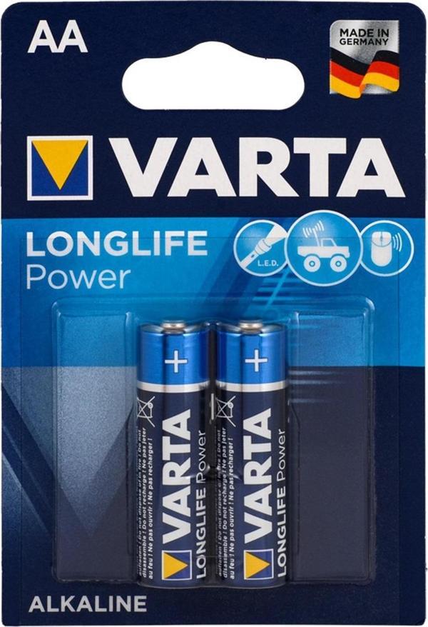 Varta Longlife Power AA Kalem Pil 1-9380-00 (2 Li Paket) - Image 1