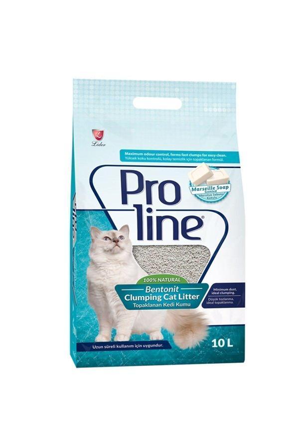 Proline Bentonit Marsilya Sabunu Kokulu Kedi Kumu 10 Lt - 8698995011709 - Image 1