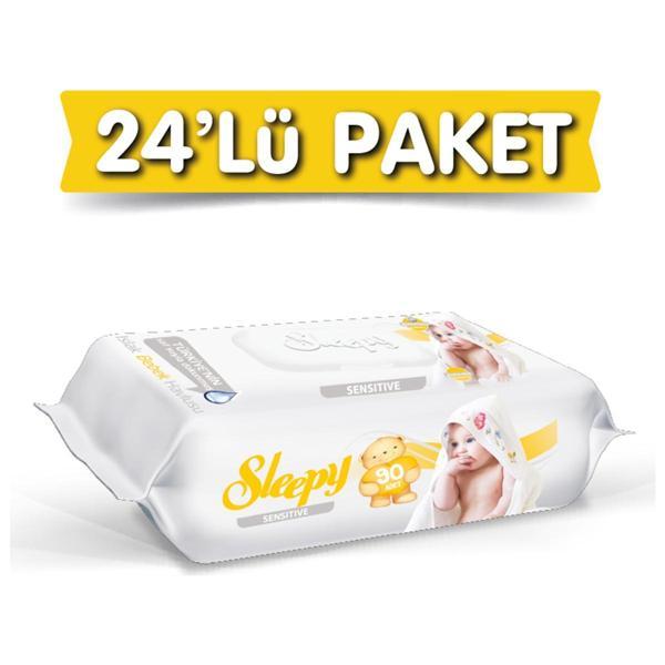 Sleepy Sensitive Islak Havlu 24X90 Lı - Image 1