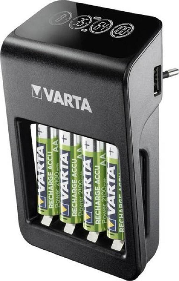 Varta Şarjlı Lcd Plug Charger LCD Plug Pil Şarj Cihazı 4 x 56706 2100mAh Pil 1-9371-00 - Image 1