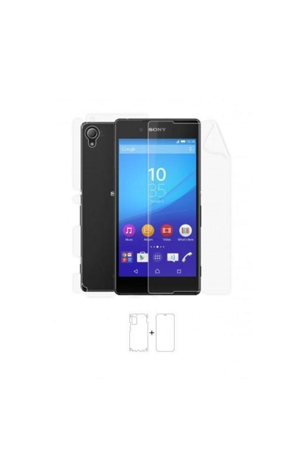 Sony Xperia Z3 Plus 360 ° Full Body Ekran Koruyucu Kaplama Ön Arka Yan Darbe Emici Poliüretan Film - Image 1