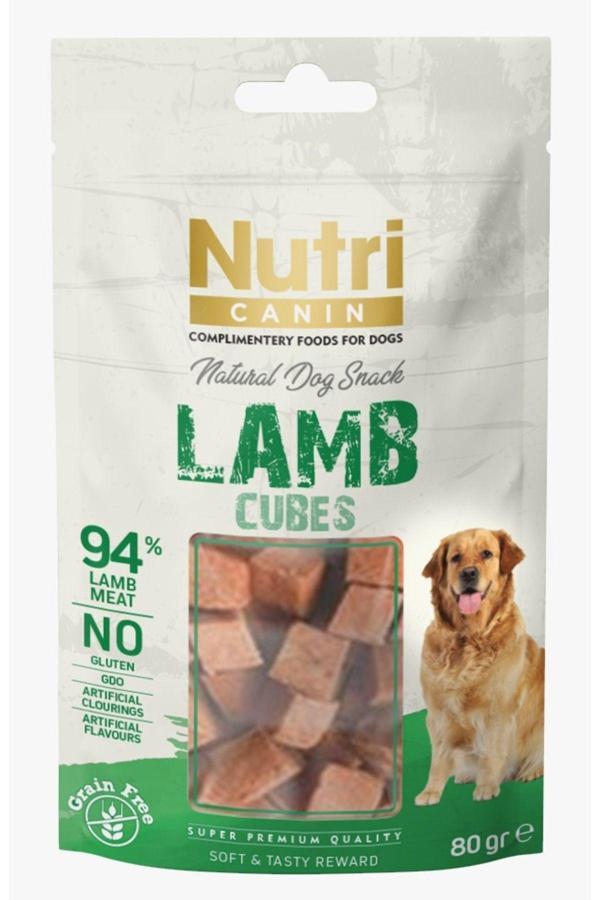 Nutrı Canın Lamb Cubes Köpek Ödülü 80 gr X 2 Adet - Image 1