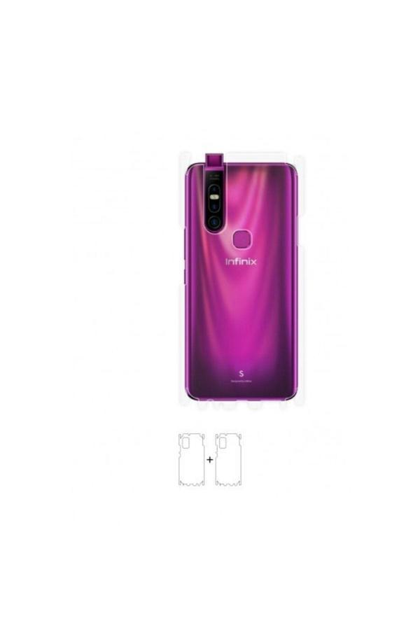 Infinix S5 Pro Arka Yan Koruyucu Darbe Emici Poliüretan Film Amerika Üretimi - Image 1