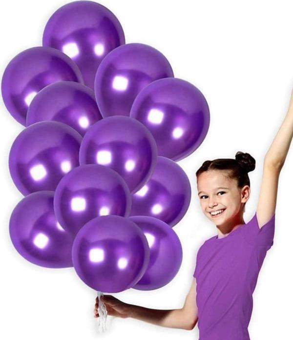 Vatan Balon Metalik Mor (100 Lü Paket) - Image 1