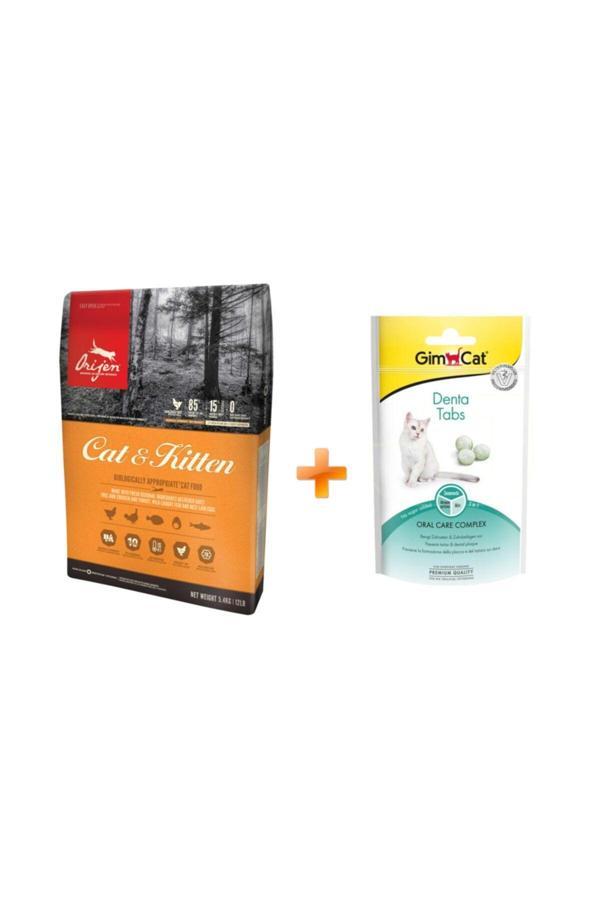 Cat&kitten Yetişkin&yavru Kedi Maması 1,8 Kg + 1 Gimcat Denta Tabs Diş Sağlığı Destekleyici - Image 1