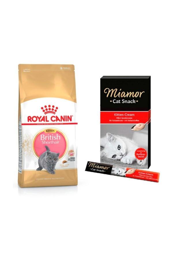 Kitten Yavru British Shorthair Kedi Maması 2 kg + Miamor Kitten Cream Yavru Kedi Ödülü - Image 1