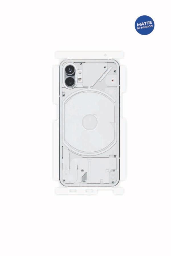 Nothing Phone 1 Mat Arka Ve Yan Kaplama Koruyucu Hd Film - Image 1