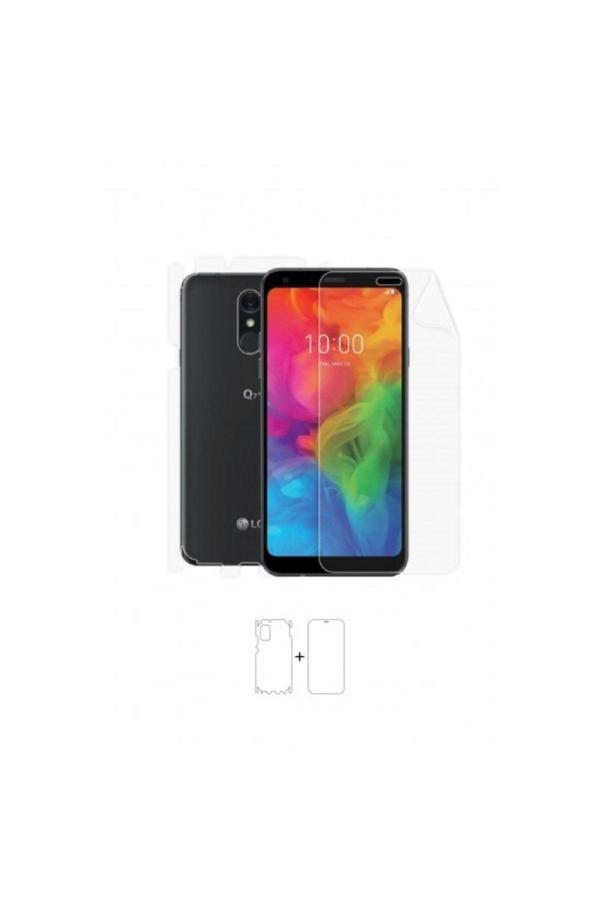 Lg Q7 Plus 360 ° Full Body Ekran Koruyucu Kaplama Ön Arka Yan Darbe Emici Poliüretan Film - Image 1