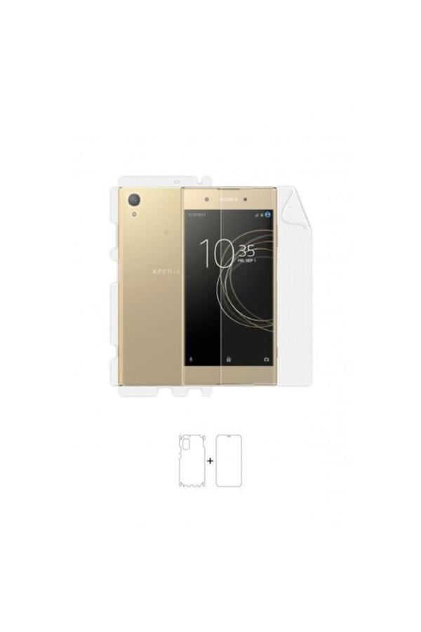 Sony Xperia Xa1 Plus 360 ° Full Body Ekran Koruyucu Kaplama Ön Arka Yan Darbe Emici Poliüretan Film - Image 1