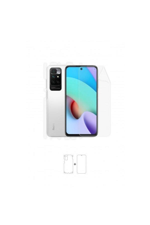 Xiaomi Redmi 10 360 ° Full Body Ekran Koruyucu Kaplama Ön Arka Yan Darbe Emici Poliüretan Film - Image 1