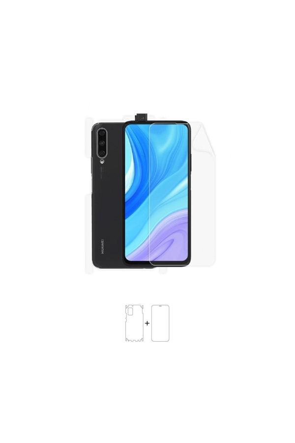 Huawei Y9 Pro 2020 360 ° Full Body Ekran Koruyucu Kaplama Ön Arka Yan Darbe Emici Poliüretan Film - Image 1