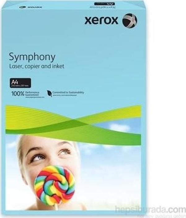 xerox A4 Renkli Fotokopi Kağıdı 500 Lü Symphony Su Mavisi 80 Gram 3R93959 - Image 1