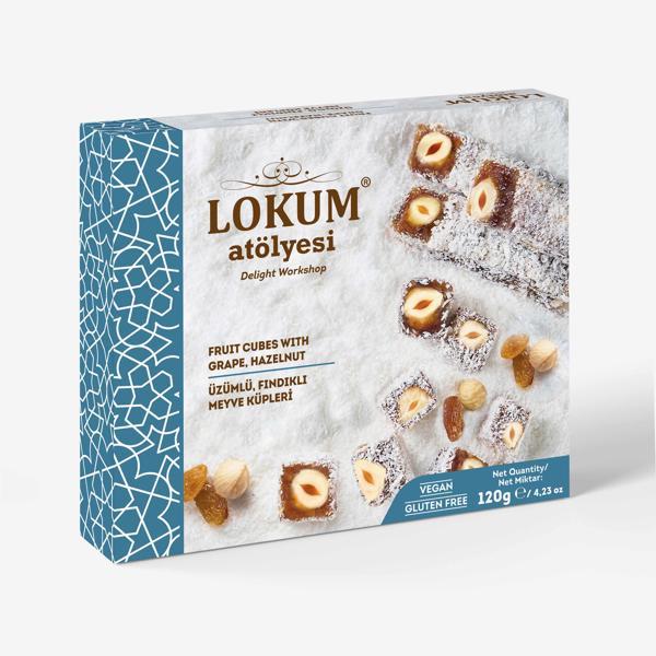 Üzümlü, Fındıklı Meyve Küpleri 120g - Image 1
