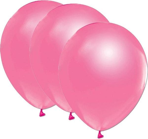 Vatan Metalik Balon Pembe (100 Lü Paket) VT336 - Image 1