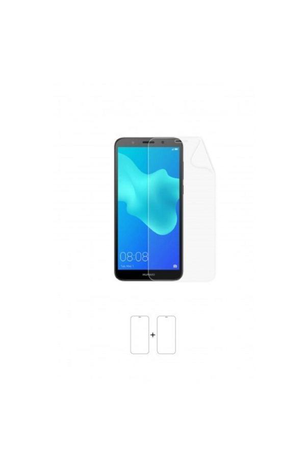 Huawei Y5 2018 Ekran Koruyucu Kaplama Darbe Emici Poliüretan Film Amerika Üretimi - Image 1