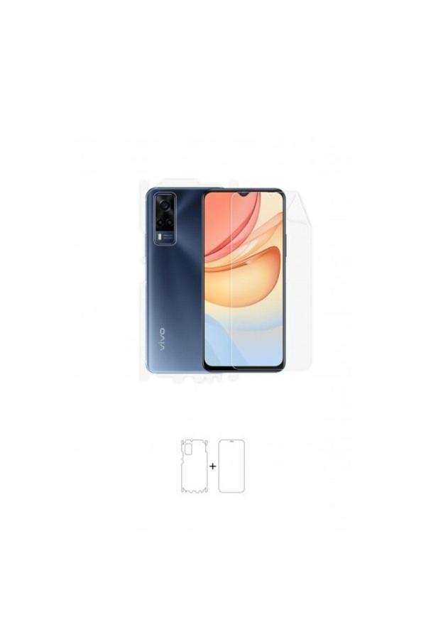 Vivo Y53s 360 ° Full Body Ekran Koruyucu Kaplama Ön Arka Yan Darbe Emici Poliüretan Film - Image 1