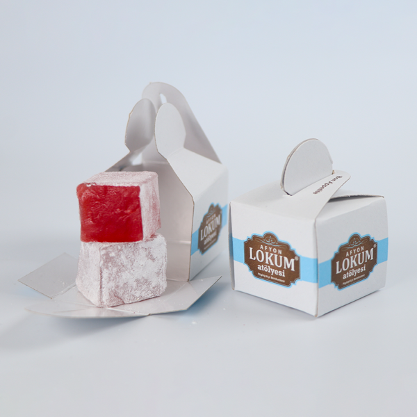 Gül Aromalı Dökme Lokum 300g (10 Adet Tekli Kutu İçerisinde) - Image 1