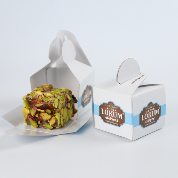 Ballı Antep Fıstıklı Lokum (File Antep Fıstığı Kaplı) 250g (10 Adet Tekli Kutu İçerisinde) - Image 1