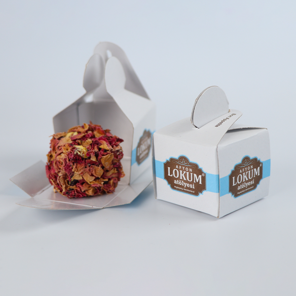 Antep Fıstıklı Lokum (Gül Yaprağı Kaplı) 250g (10 Adet Tekli Kutu İçerisinde) - Image 1