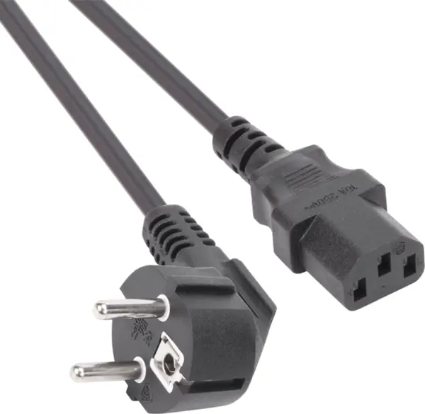 Vcom 0.5Mm2 1.8 Metre Power Bilgisayar Kasası Elektrik Kablosu Ce021-1.8 - Image 1